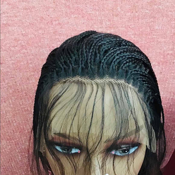 Beautiful Free Part Synthetic Lace Front Box Braids Wig with Baby Hair - Picture 6 of 15